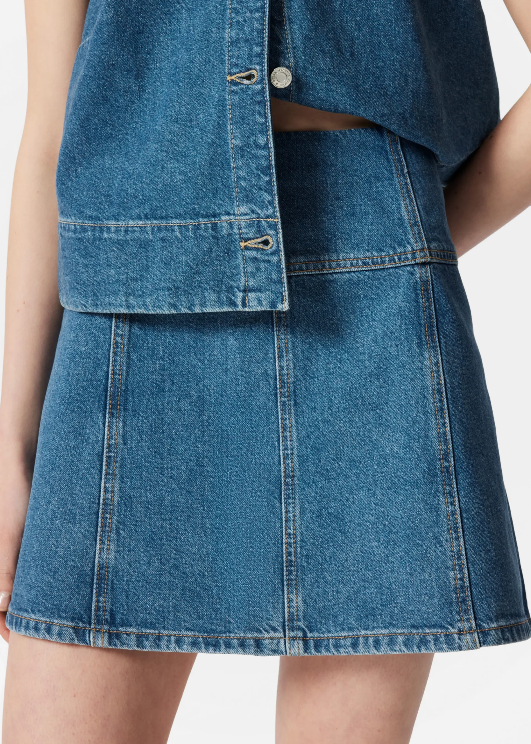 Minirock aus Denim