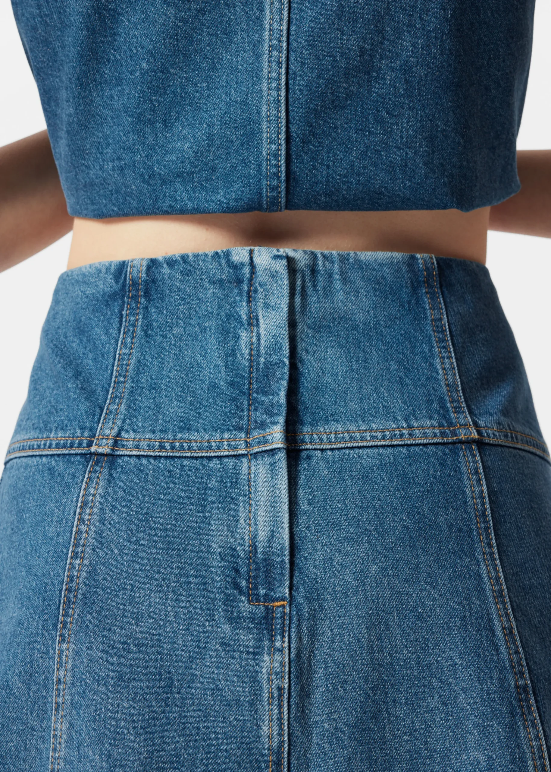 Minirock aus Denim