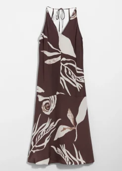 Neckholder-Midikleid