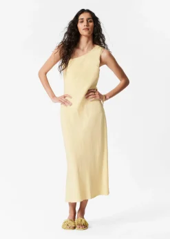 One-Shoulder-Midikleid