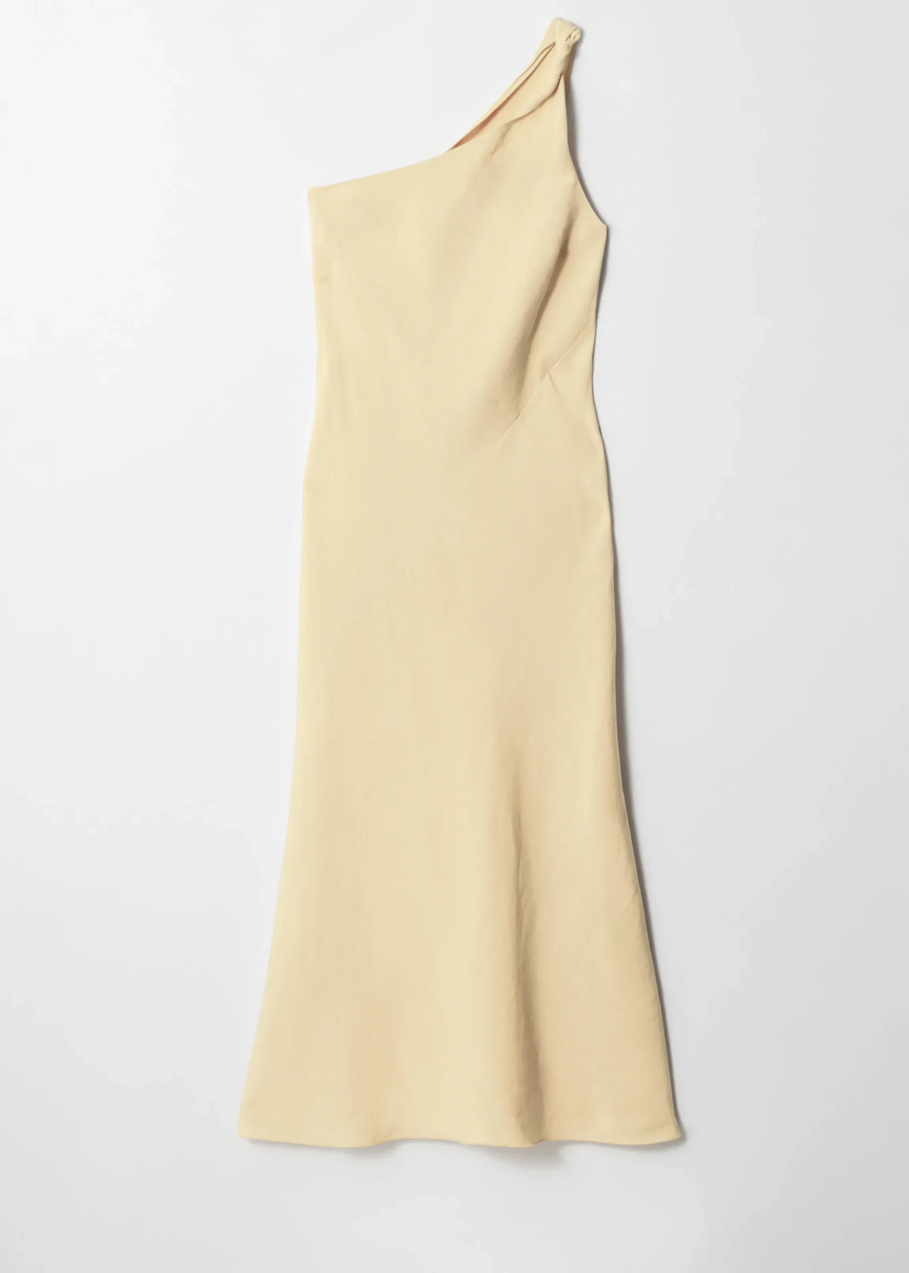 One-Shoulder-Midikleid