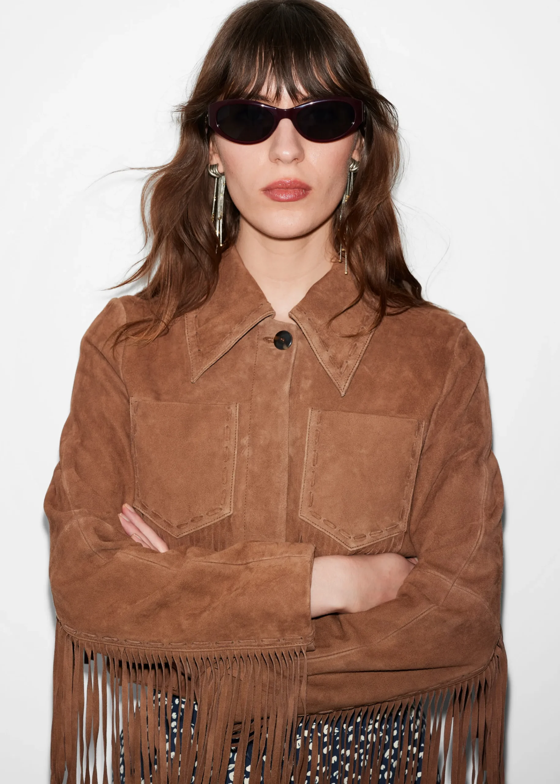 Ovale Cat-Eye-Sonnenbrille