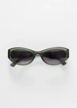 Ovale Cat-Eye-Sonnenbrille