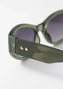 Ovale Cat-Eye-Sonnenbrille