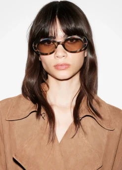 Ovale Sonnenbrille