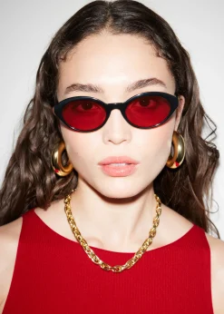 Ovale Sonnenbrille