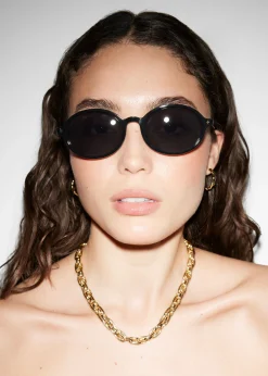 Ovale Sonnenbrille