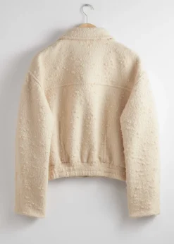 Oversized-Jacke mit Reißverschluss