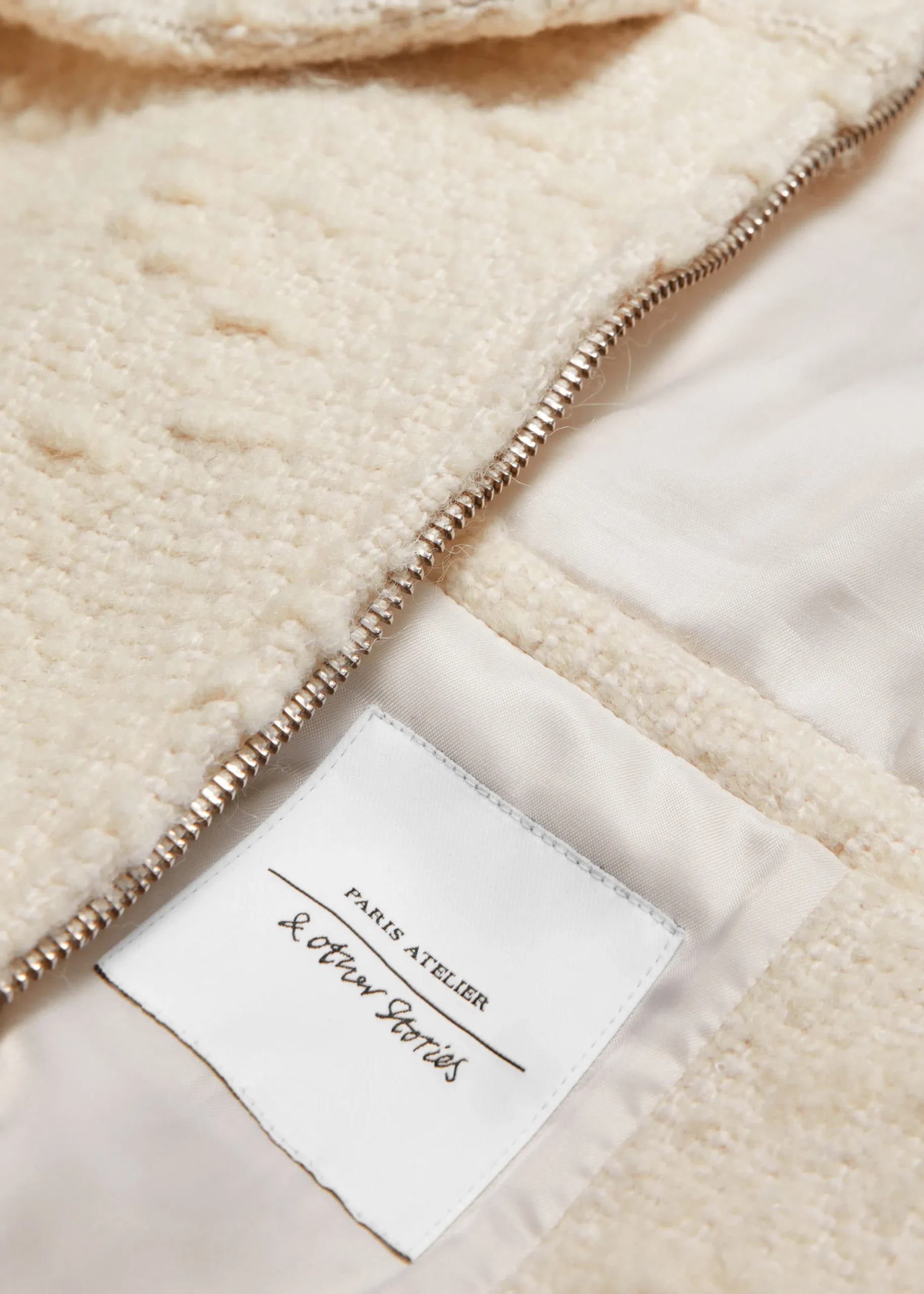 Oversized-Jacke mit Reißverschluss