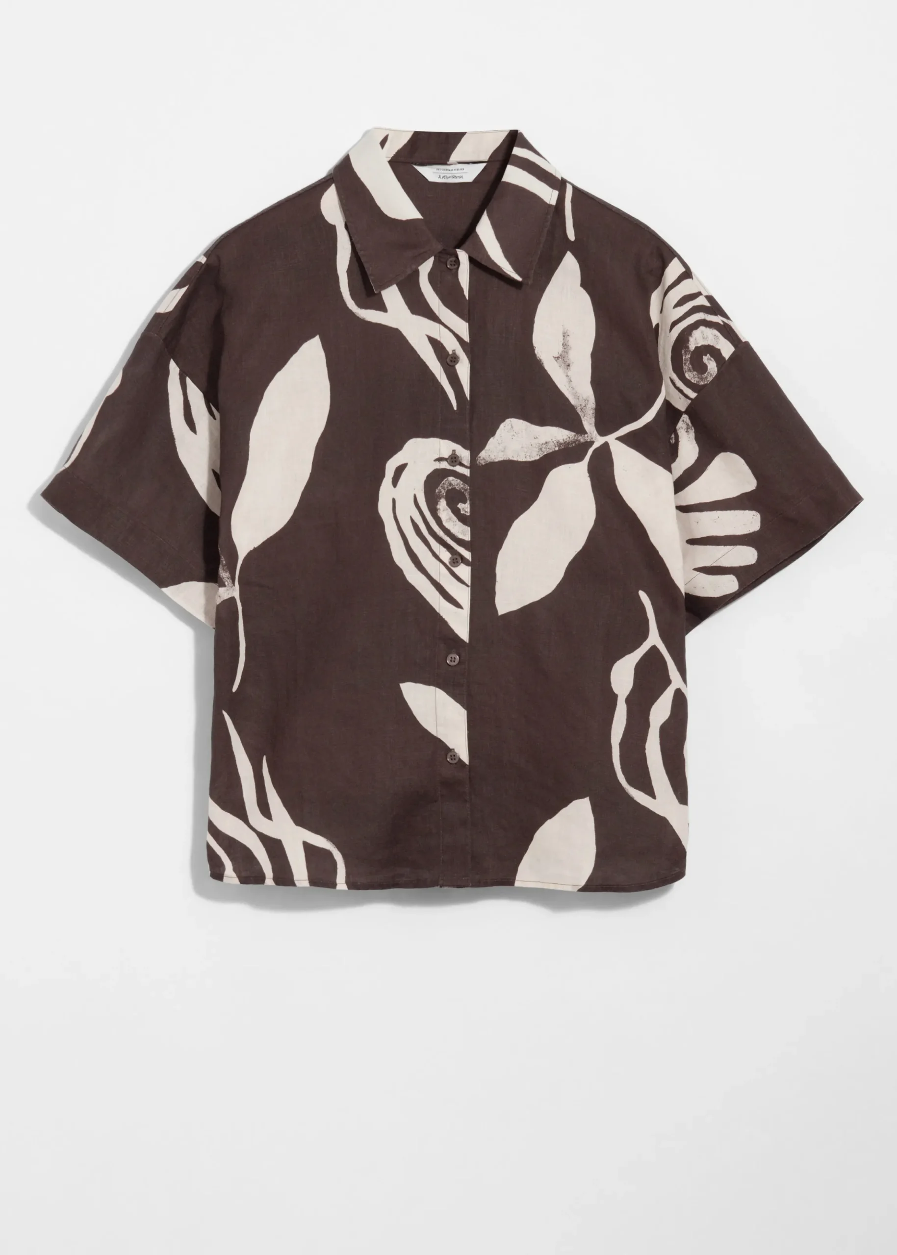 Oversized-Leinenhemd