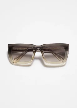 Oversized-Sonnenbrille mit eckigem Rahmen
