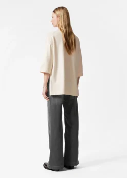 Oversized-T-Shirt aus Strick