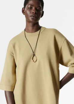 Oversized-T-Shirt aus Strick
