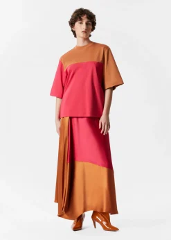 Oversized-T-Shirt im Colour-Block-Design