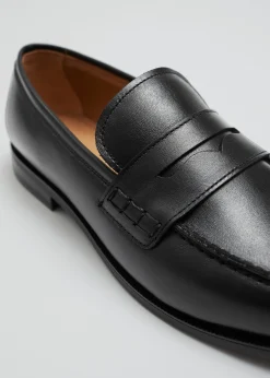 Penny-Loafer aus Leder
