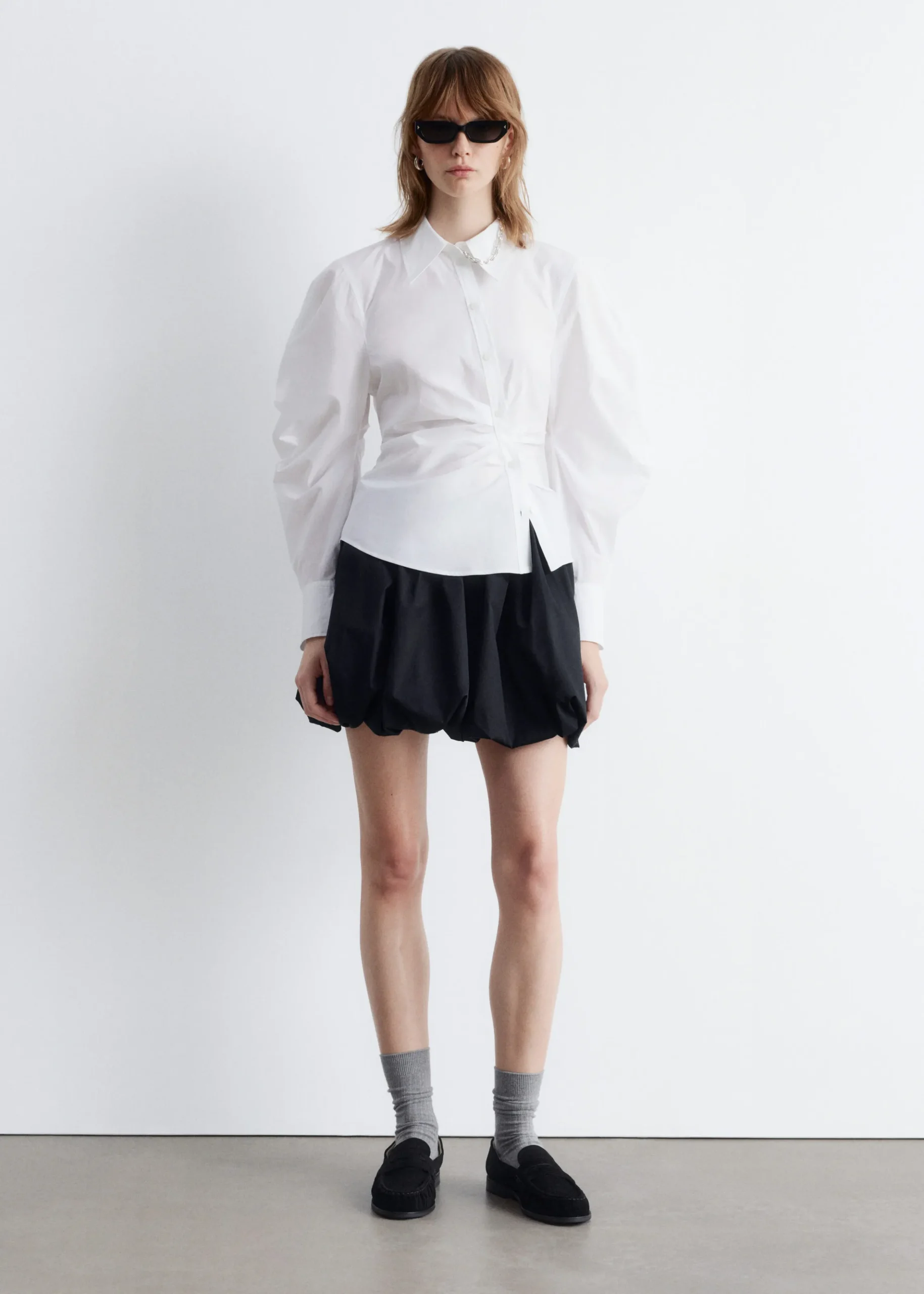 Penny-Loafer aus Veloursleder
