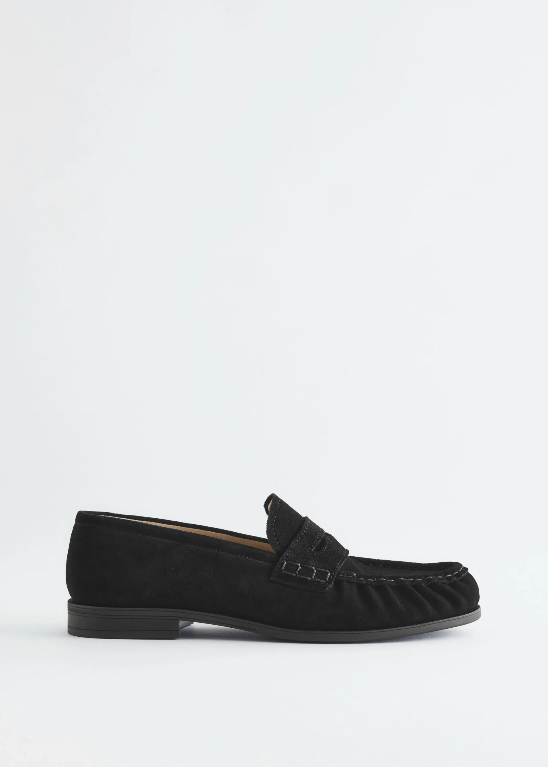 Penny-Loafer aus Veloursleder