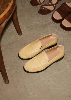 Penny-Loafer aus Veloursleder