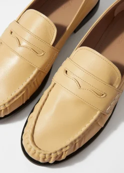 Penny-Loafer aus Veloursleder