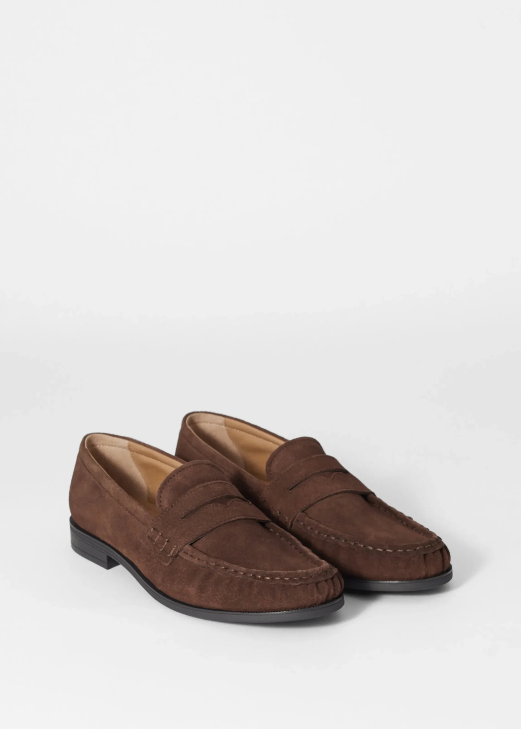 Penny-Loafer aus Veloursleder