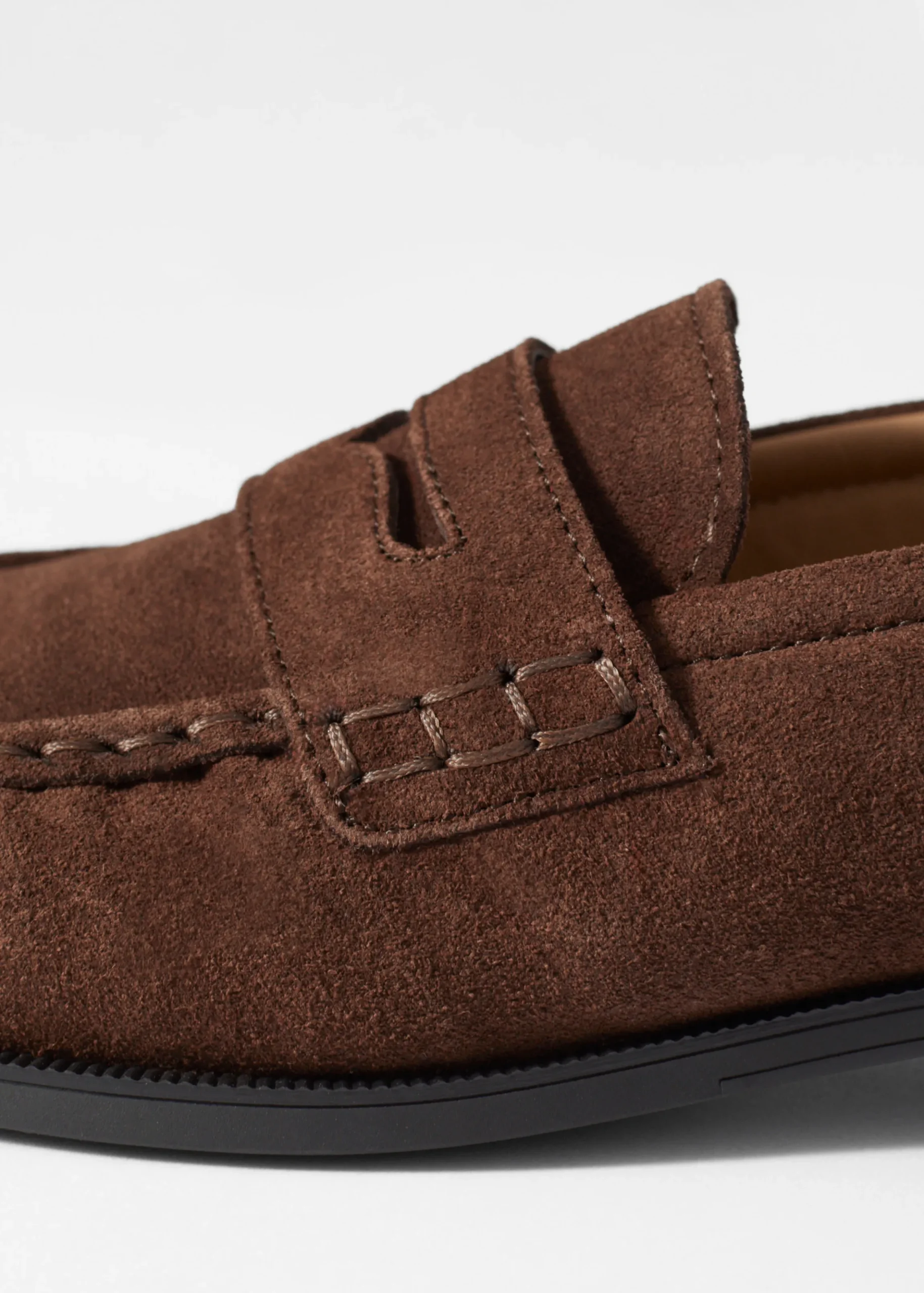 Penny-Loafer aus Veloursleder