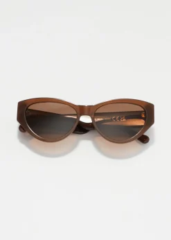 Polarisierte Cat-Eye-Sonnenbrille aus Acetat