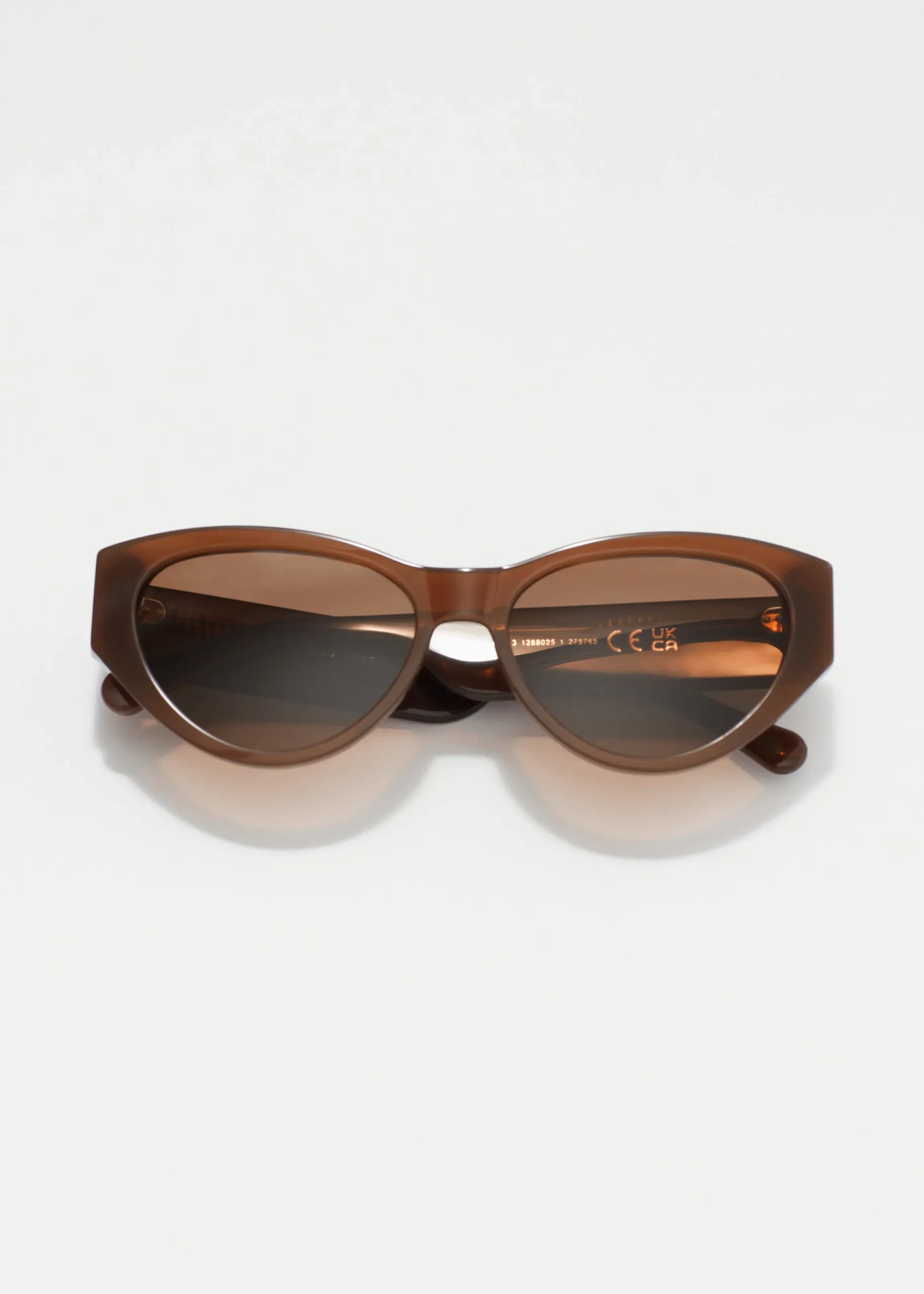 Polarisierte Cat-Eye-Sonnenbrille aus Acetat