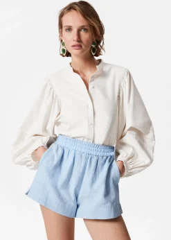 Pull-on-Shorts aus Jacquard