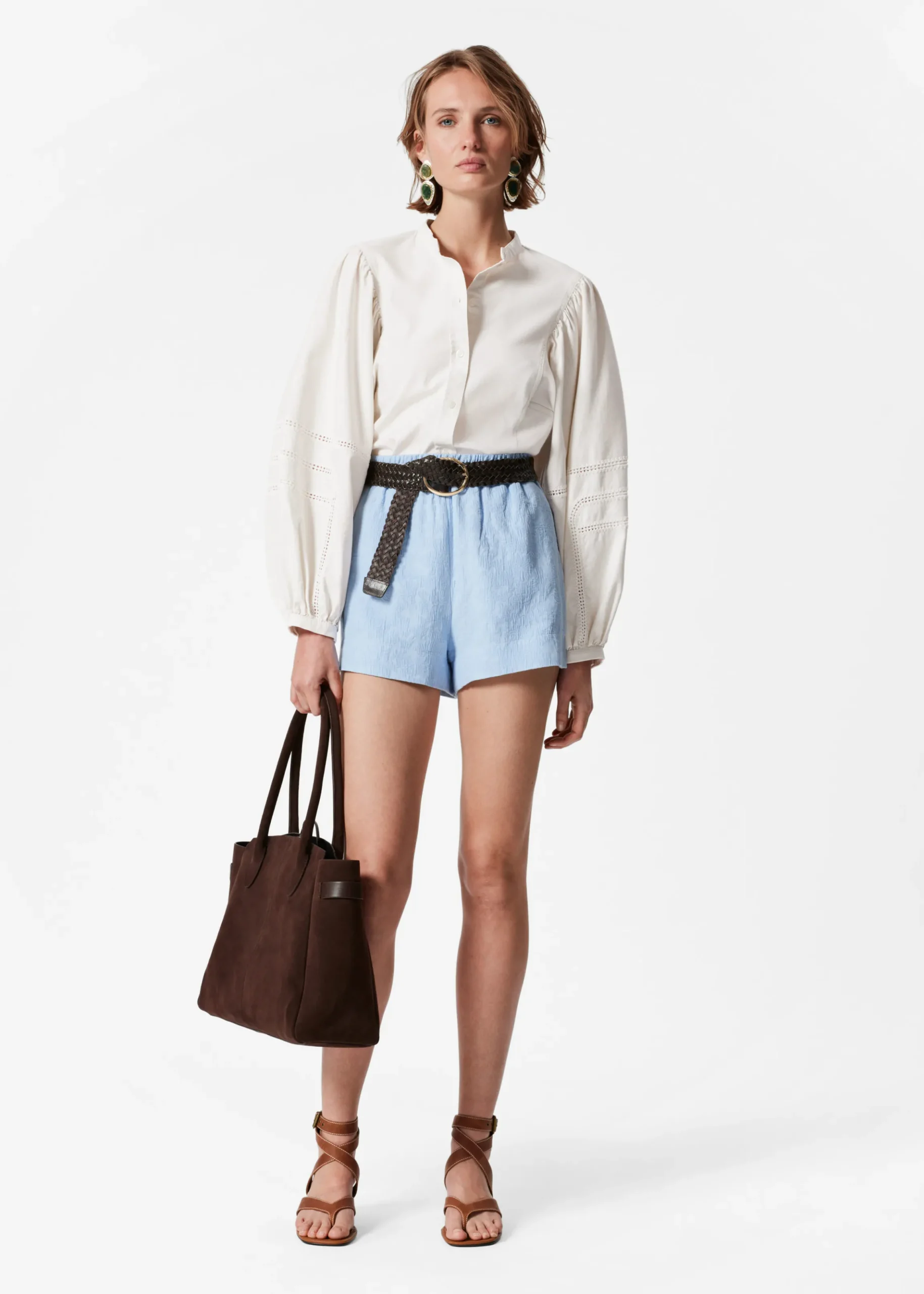 Pull-on-Shorts aus Jacquard