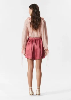 Pull-on-Shorts aus Satin