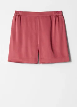 Pull-on-Shorts aus Satin