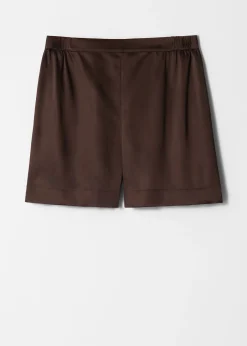 Pull-on-Shorts aus Satin