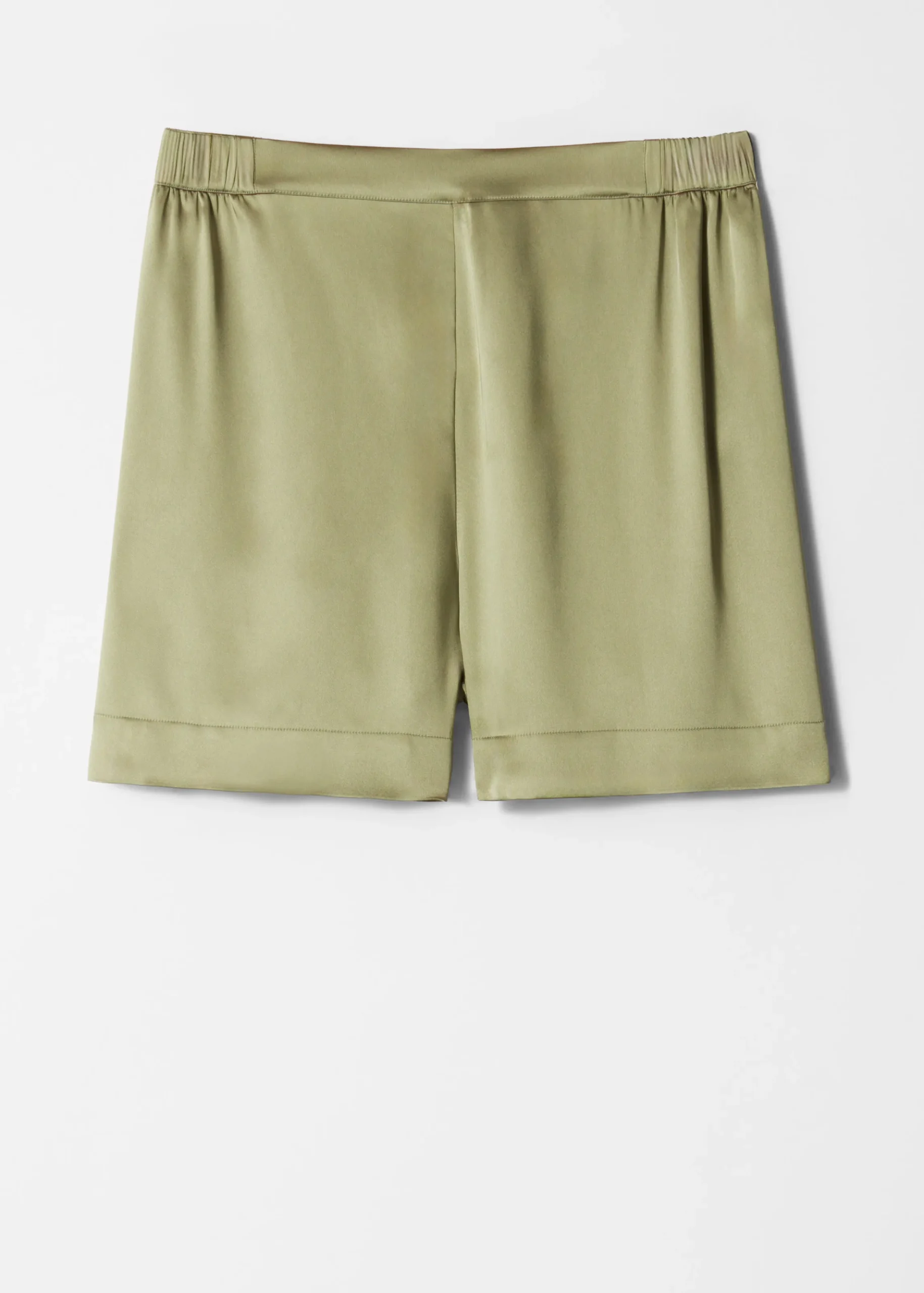 Pull-on-Shorts aus Satin