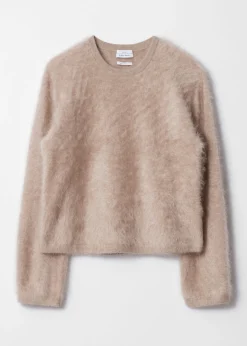Pullover aus gebürstetem Kaschmir