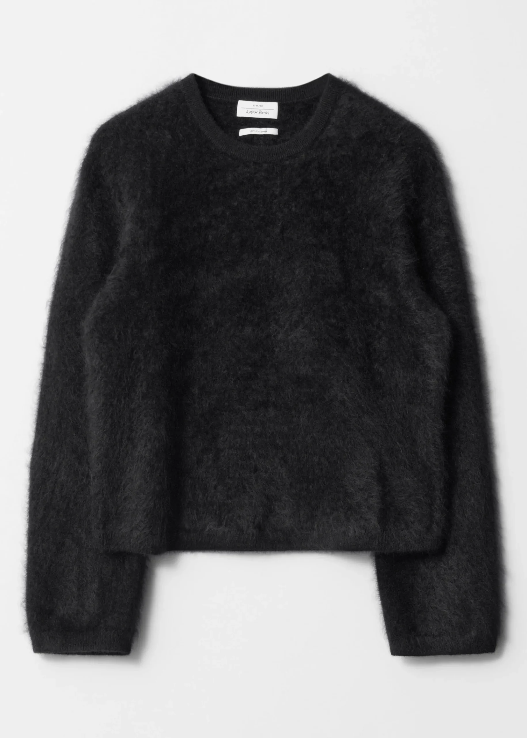 Pullover aus gebürstetem Kaschmir