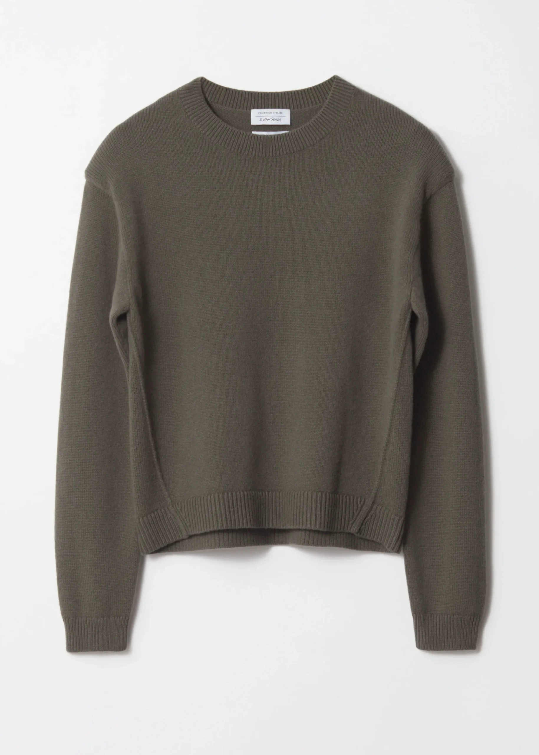 Pullover aus Merinowolle mit Schulterpolstern