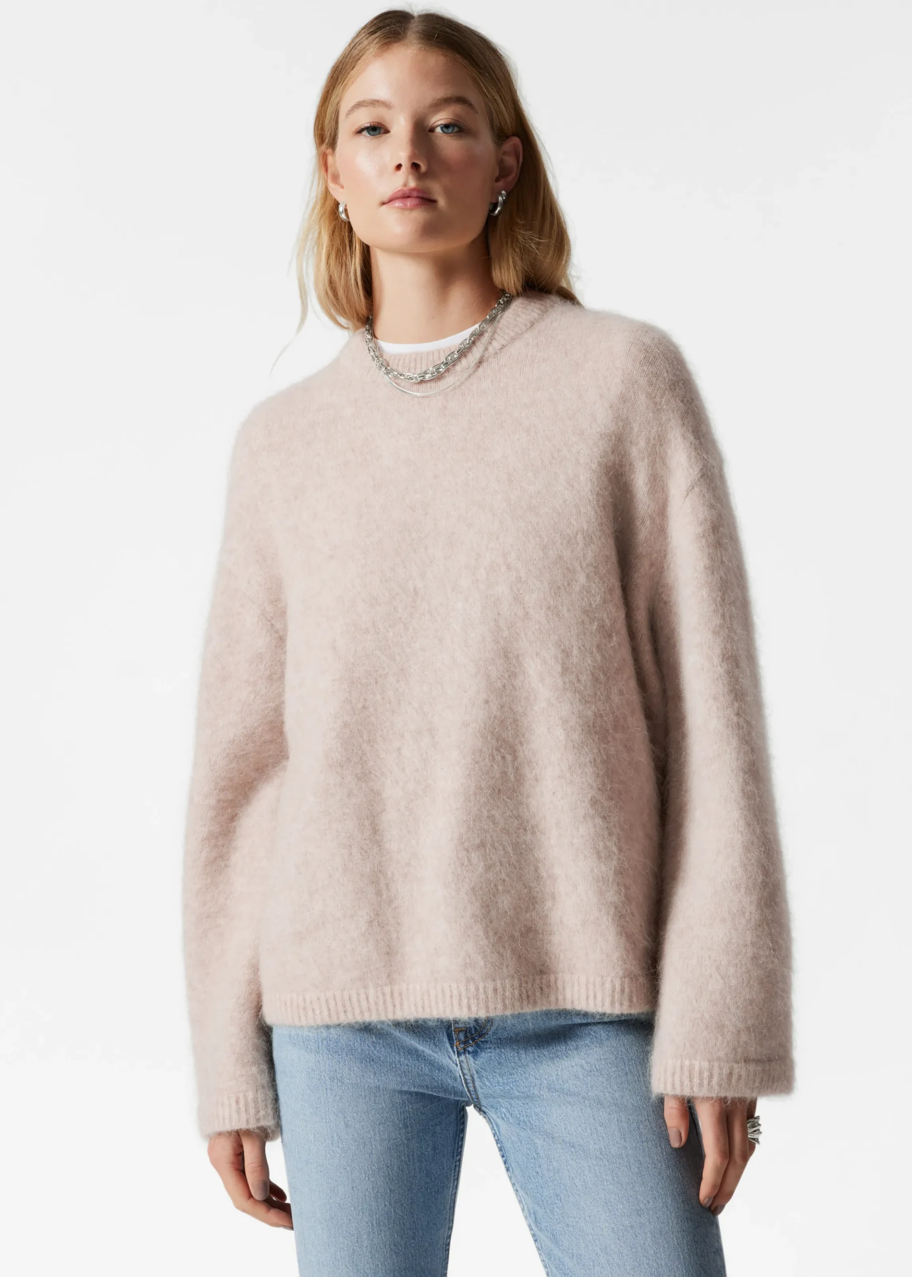 Pullover aus Mohair-Mix