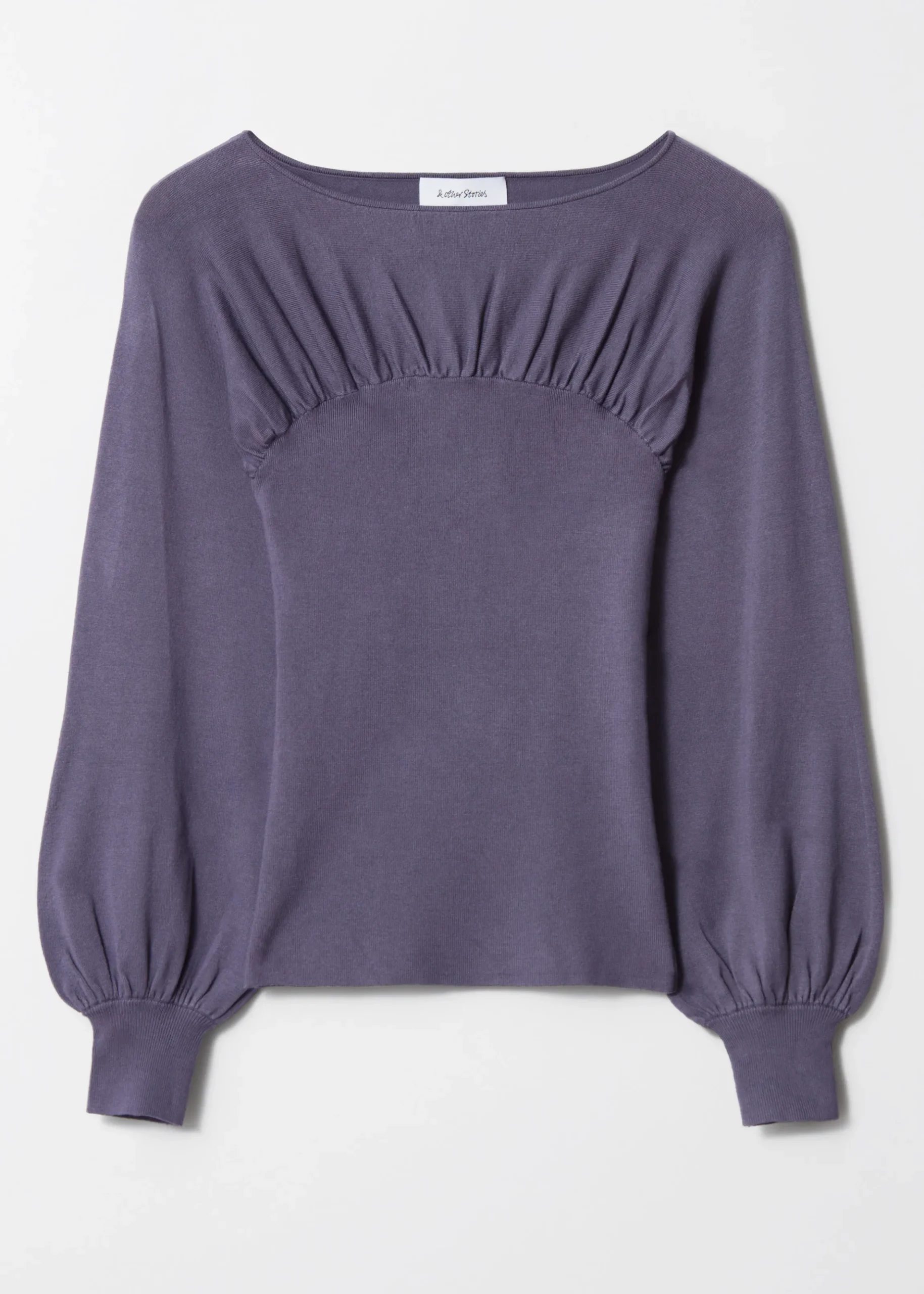 Pullover mit Raffungen