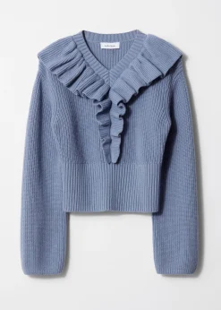 Pullover mit Rüschen