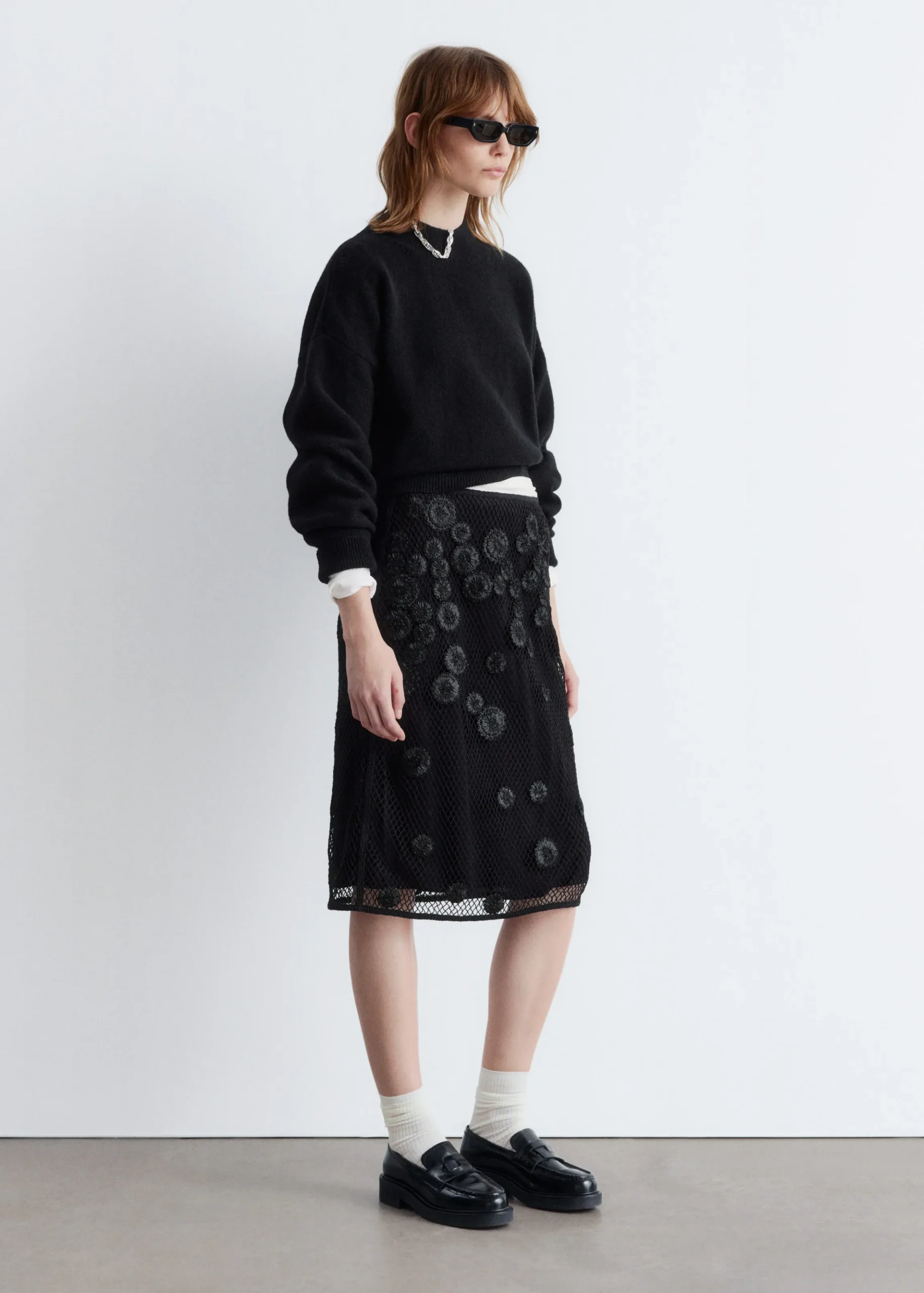 Pullover mit Stehkragen