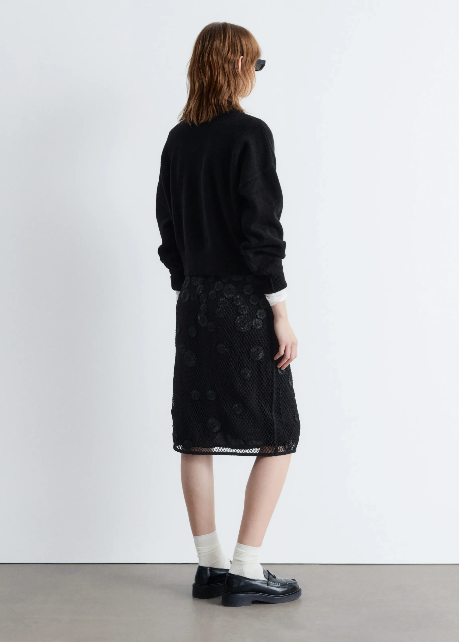 Pullover mit Stehkragen