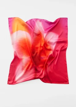 Quadratisches Halstuch mit Blumenprint