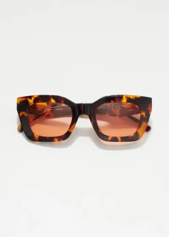 Rechteckige Sonnenbrille aus Acetat