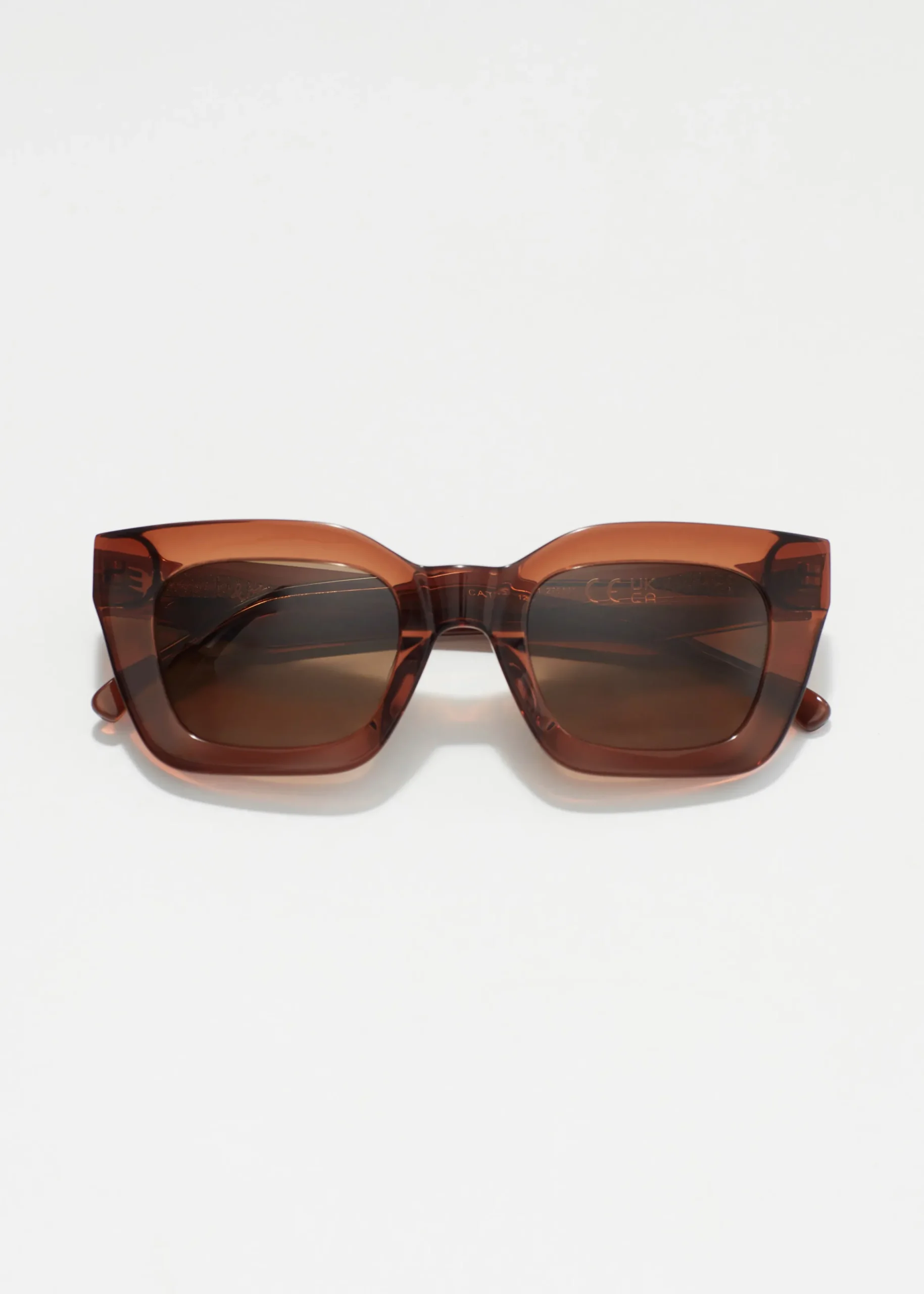 Rechteckige Sonnenbrille aus Acetat