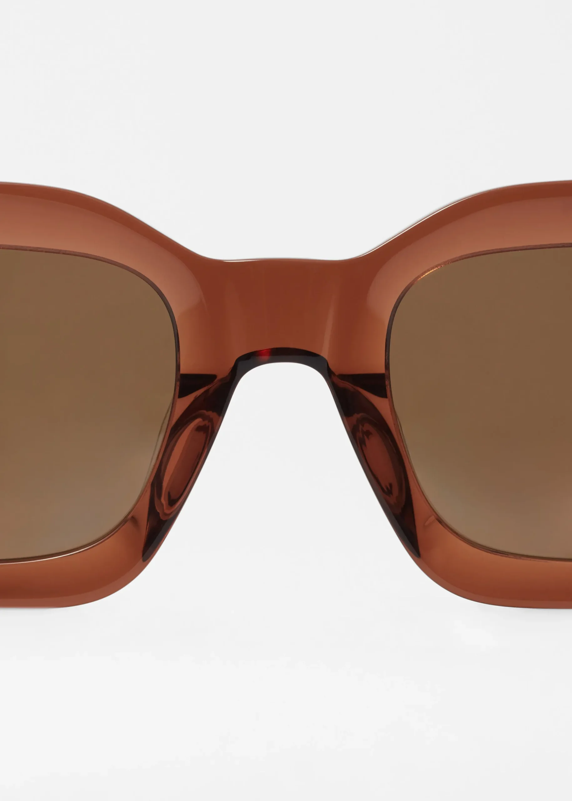 Rechteckige Sonnenbrille aus Acetat