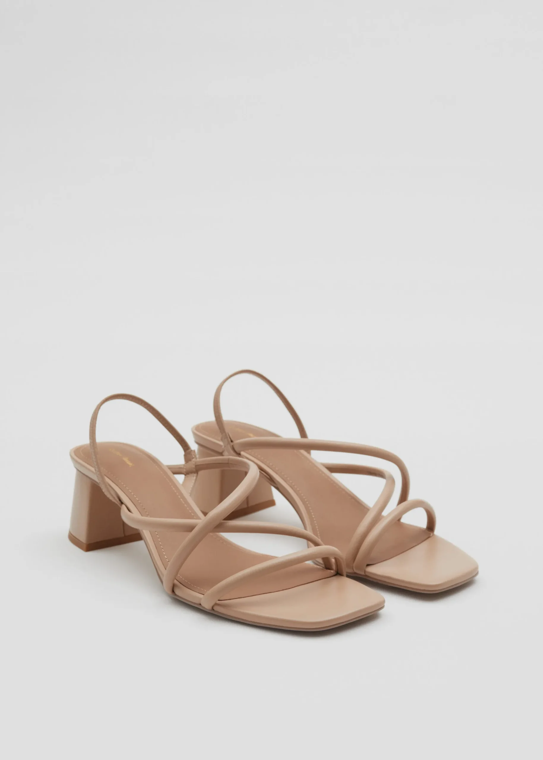 Riemchensandalen mit Blockabsatz