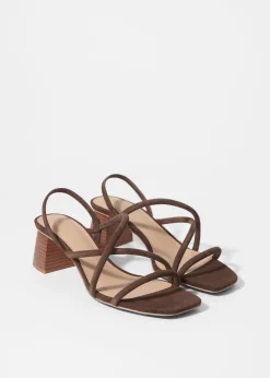Riemchensandalen mit Blockabsatz