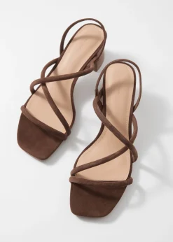 Riemchensandalen mit Blockabsatz