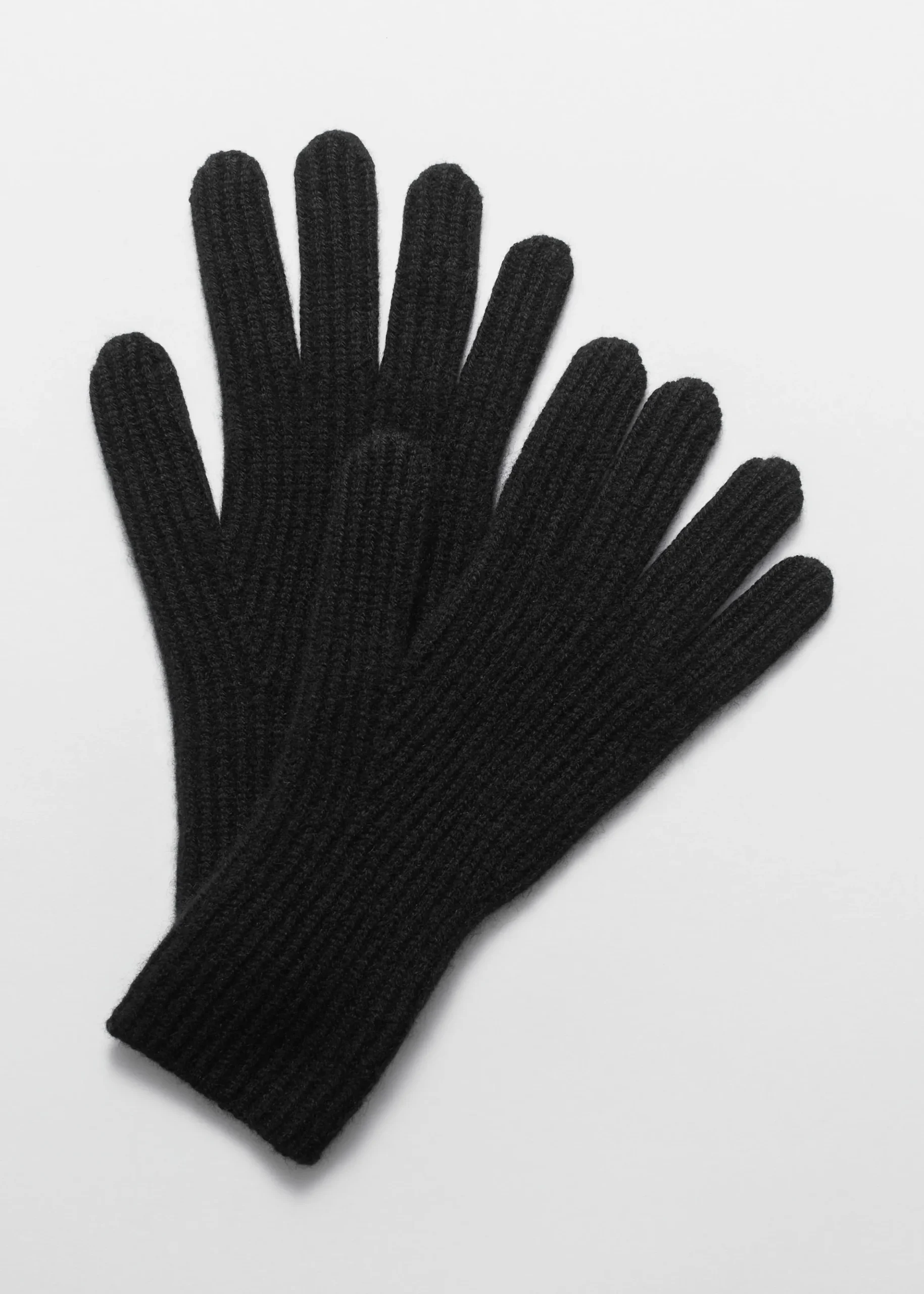 Rippstrickhandschuhe aus Kaschmir