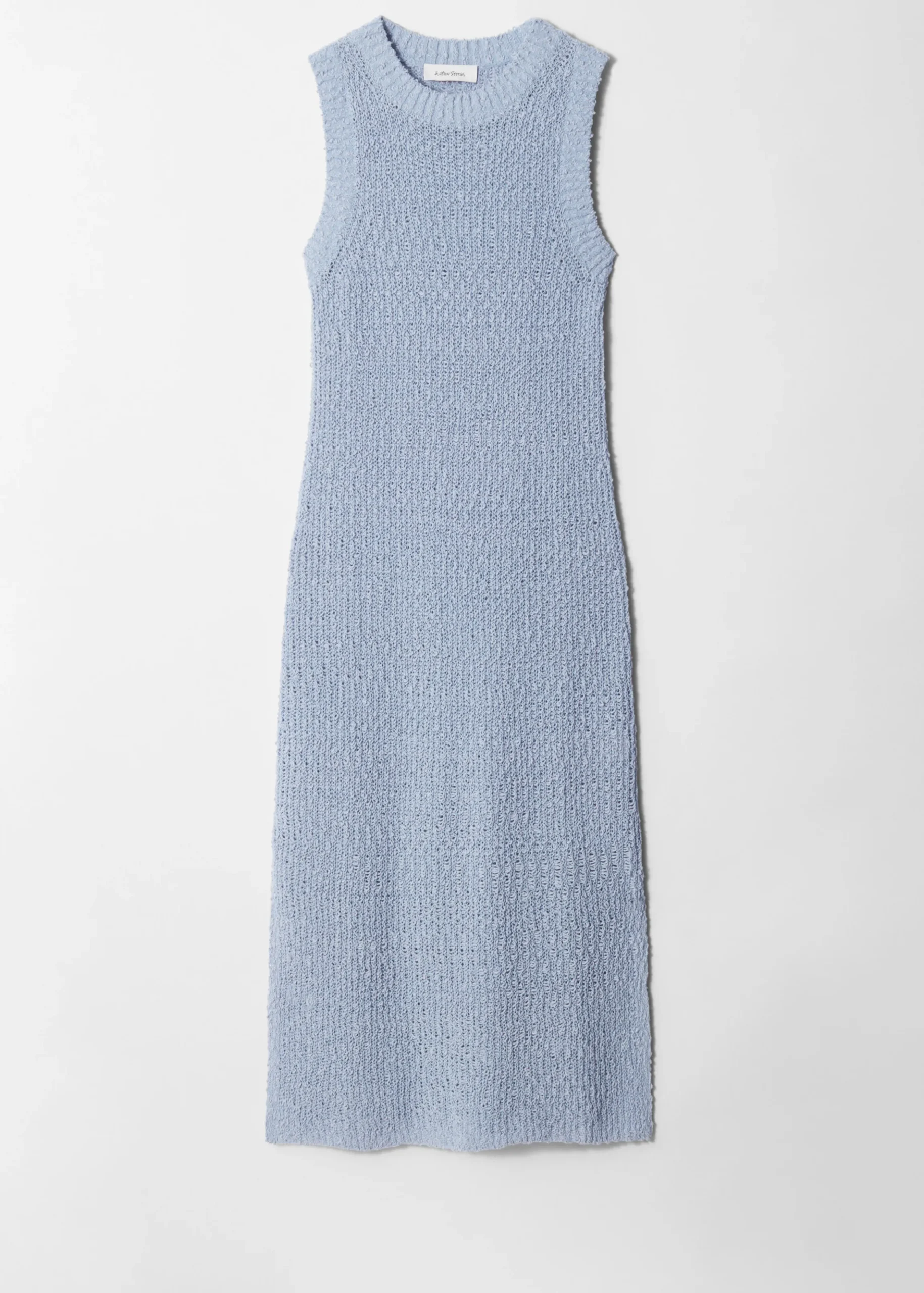 Ärmelloses Midikleid aus Seidenmischung